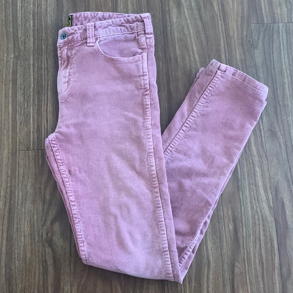 Obey worldwide propaganda pink corduroy size 30 pants